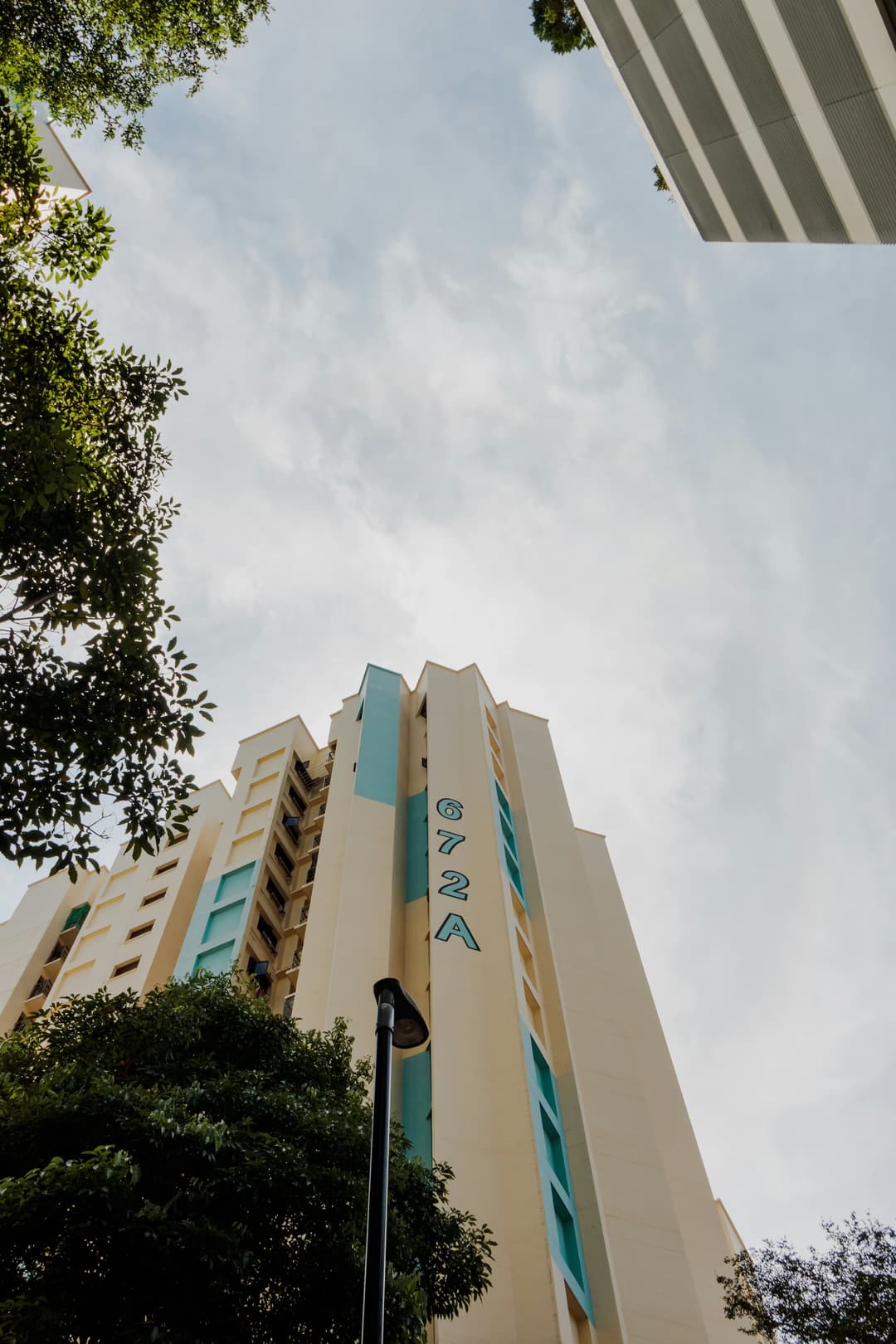 A HDB block in Singapore